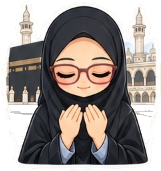 Farhah Berdoa di Hadapan Kaabah