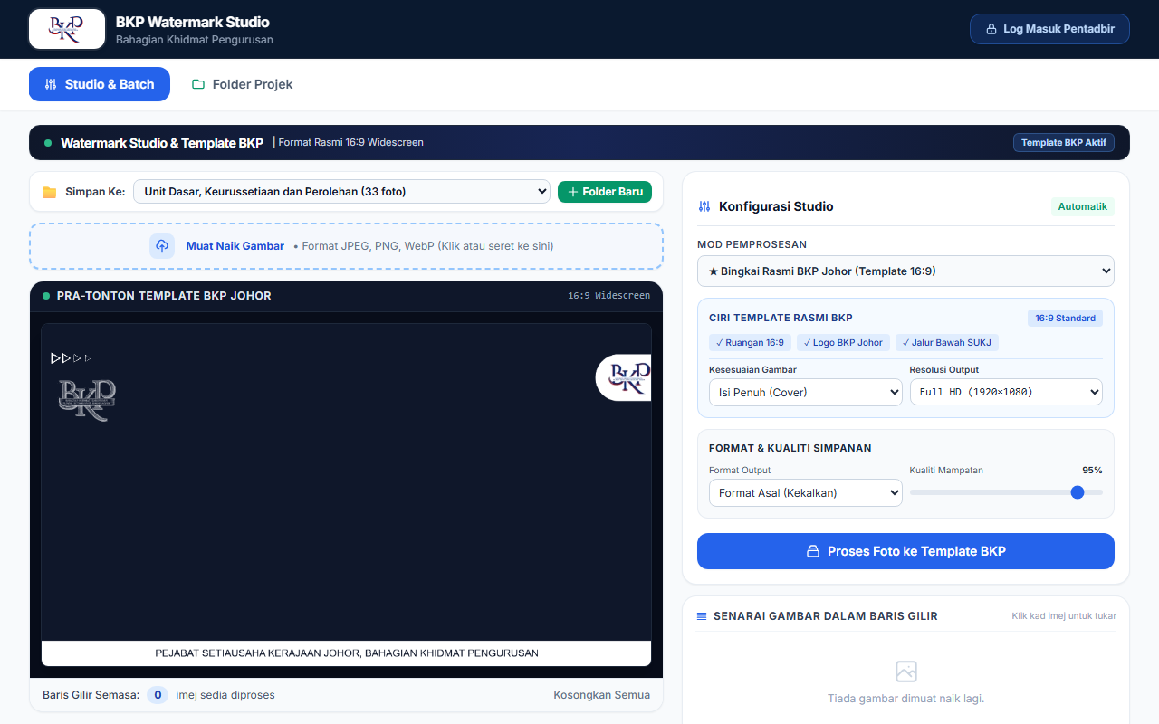 Watermarks Studio — Frontpage